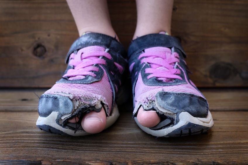 Een leven zonder schoenen geeft armoe